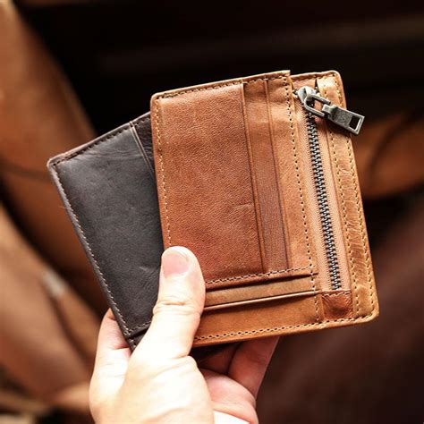 smallest front pocket leather wallet.